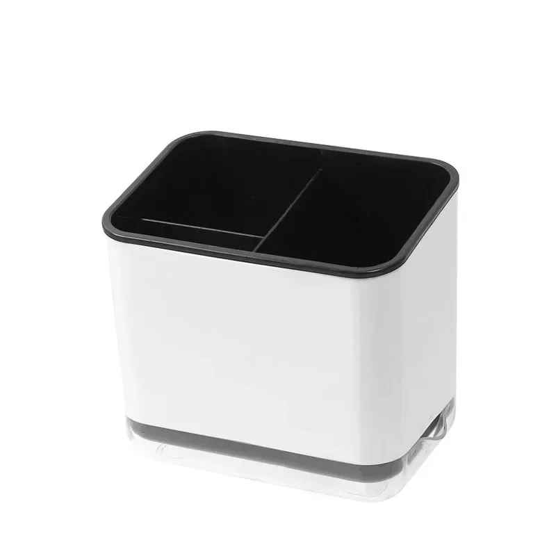 range couvert plastique blanc noir