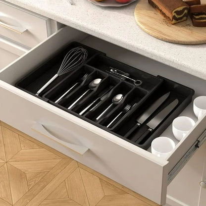 autre angle tiroir range couvert noir