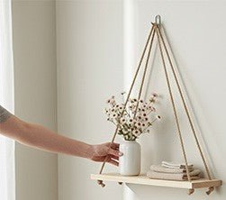 bras pot fleur etagere murale