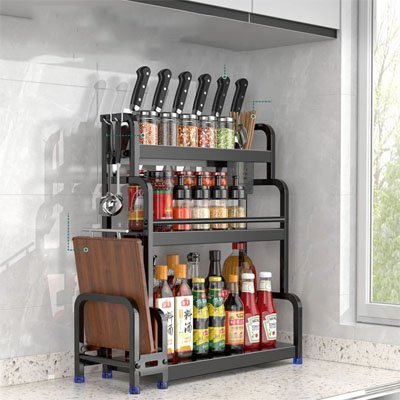 Etagere epices murale