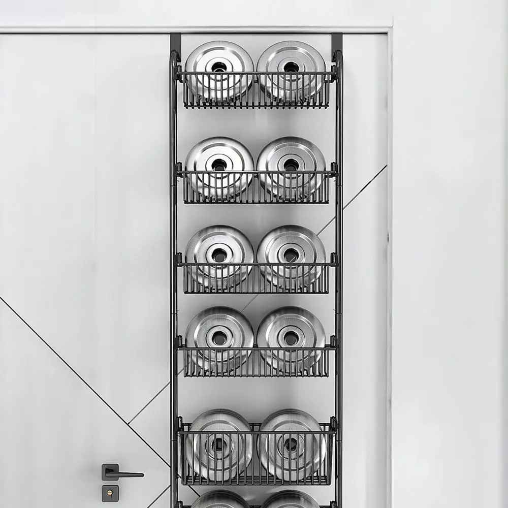 etagere suspendue couvercles chaudrons