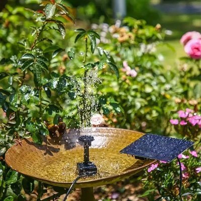 Fontaine solaire | Écologique Jardin - Decoration pour maison