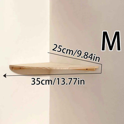 moyen etagere bois coin