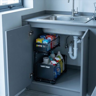 Rangement sous evier