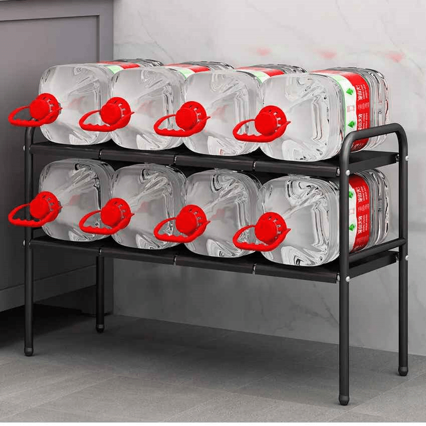 utilisation rangement sous evier bouteilles eau