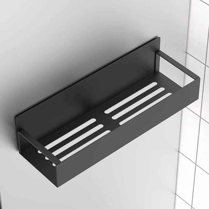 vue etagere vide sur mur gris